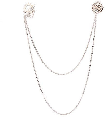 BLESSUME Vintage Retro-Legierung Brosche Steampunk viktorianischen Brosche (Q)