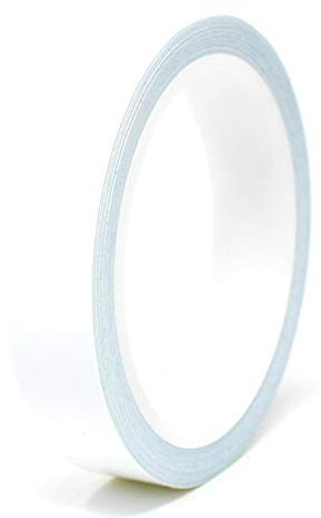 Finest Folia Bandes adhesives décoratives pour auto voiture moto bateau modélisme nombreux coloris longueur 10m ruban adhésif (Blanc brillant, 20mm)