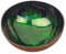 HEMOTON Coconut Bowls Natural Coconut Shell Bowl Decorative Key Storage Bowl Candy Container Nuts Holder (Green)
