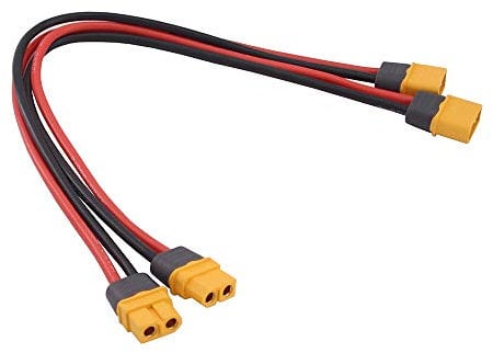 OliRC 2pcs Amass XT60 M to XT60 FM Adapter Extension Female Male for RC battery(C159-2)