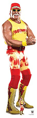 Star Cutouts Ltd SC1668 Hulk Hogan Ultimate Edition WWE Figuren, Party-Dekorationen, lebensgroßer Pappaufsteller