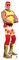 Star Cutouts Ltd SC1668 Hulk Hogan Ultimate Edition WWE Figuren, Party-Dekorationen, lebensgroßer Pappaufsteller