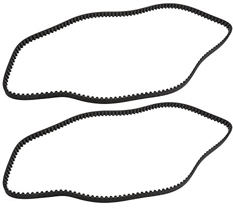 ECSiNG 2X Rasenmäher Antriebsriemen HTD1160-8M-12 kompatibel mit Stiga Park 121M / Villa 85 Combi 145-Zähne 8mm Zahnteilung 12mm Breite 1160mm Umfang