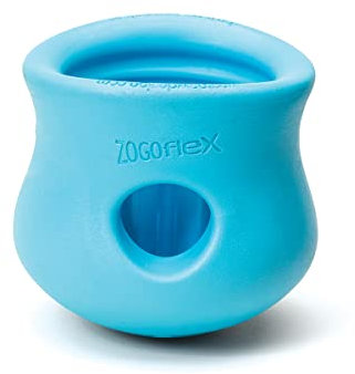 WEST PAW Zogoflex Toppl Leckerli Dispensing Hundespielzeug Puzzle - Interaktives Kauspielzeug für Hunde - Hundespielzeug für Moderate Kauer, Apportieren, Fangen - Hält Trockenfutter, Leckerlis, XL,
