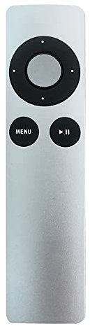 Mando a Distancia de Repuesto para Mando Apple TV 1 2 3 4 A1156 A1427 A1469 A1378 Apple TV2 TV3 - APL TV MC377LL/A Mando a Distancia de plástico (no Original)