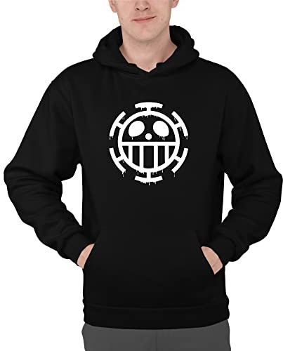 Luxyl Unisex Trafalgar Law Hoodie Black Medium