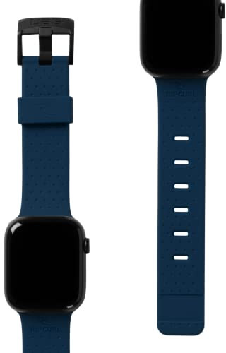 URBAN ARMOR GEAR RIP CURL x UAG Compatible with Apple Watch Band 49/46/45/44mm for iWatch Series Ultra 2/Ultra/4-10/SE 2/SE Trestles Navy, Soft Touch Silicone Adjustable Replacement Strap