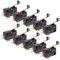 GUUZI 10 pièces V-156-1C25 Micro Interrupteur de Fin de Course avec Longue Charnière Rouleau Momentané SPDT Action Instantanée pour Arduino