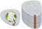 Miqio® Design Filzuntersetzer Stone | 10er-Set | 13 x 11 cm | Nachhaltige Oekotex Glasuntersetzer aus Filz | 10 Untersetzer für Getränke, Gläser, Kerzen, Tassen, Bar | Tischdeko | Hellgrau