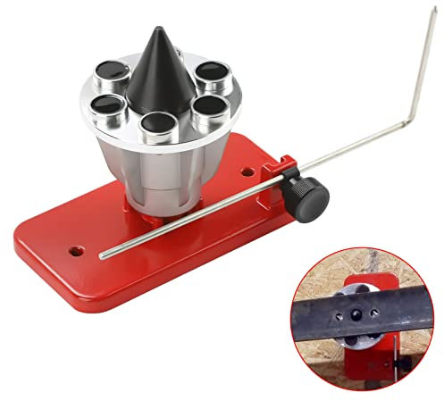 Rasenmäher Blade Balancer Magnetische Wandhalterung – Präzisionsausgleichende Rasenmäherklingen, glattes Schneiden Rasenmäherklinge Balance Werkzeug für 339075b, 42-047 (rot)