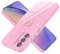 Yichxu Cover per Samsung Galaxy A54 5G Custodia Glitter TPU Silicone Brillantini con Protezione Fotocamera ​Motivo Cuore Sottile Morbid Antiurto Paraurti Protettiva, Case Rosa