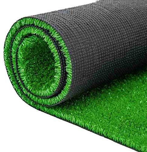 Gazon Artificiel Imitation Herbe Verte Tapis 8mm Pile Haute Faux Gazon Artificiel Extérieur Balcon Décoration Intérieure 2x1m (2x1m)