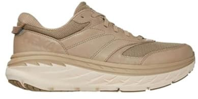 HOKA Bondi L Lifestyle, Scarpe da Escursionismo Unisex-Adulto, Dune/Oxford Tan, 41 1/3 EU