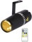 LED pinspot,SENLAN 6W cool white & warm white 2-in-1 LED pinspot from IR - controller