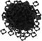 Sopepoyie 120pcs 18650 Lithium Battery Bracket, Black Plastic Lithium Ion Battery Pack Bracket, Safety Gasket, Storage Bracket, Cylindrical Battery Bracket, for DIY Battery Fixing