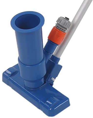 WOOXGEHM Hand Pool Staubsauger, Pool SPA Jet Staubsauger, Tragbares Reinigungswerkzeug Set mit Bürste, SPA Fischteichbrunnen Staubsauger für Die Poolreinigung
