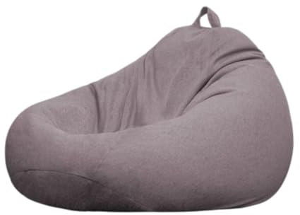 VIDECOR Sitzsack-Stuhlbezug (es War Nur EIN Bezug, Kein Voller Sitzsack), Wohnzimmermöbel, Lazy Sofa-Bettbezug (nur Bezug, Kein Füllstoff).,G-80 * 90CM