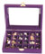 PACKOVE Kasten aufbewahrung für schmuck schmuck-aufbewahrung schmuckbox jewelry box jewellery box schmuck ständer schmuckschatullen Verstreute Perlen Schmuckkästchen Hölzern Violett
