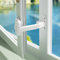 SAFELON 2 Piezas Actualizado Limitador de ventana de seguridad para niños, Ventana Gap Tamaño Bebé Seguridad Ventana Restrictiva, Cerradura de Seguridad de Ventana (Blanco)