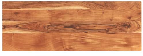 vidaXL Tischplatte, Holzplatte Rechteckig, Massivholzplatte für Bartisch Beistelltisch Esstisch, Ersatztischplatte, 160x50x2,5cm Akazienholz