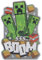 Minecraft Boom Creepers Metallschild – lustiges Minecraft-Wandbild für Spielzimmer, Männerhöhle oder Schlafzimmer