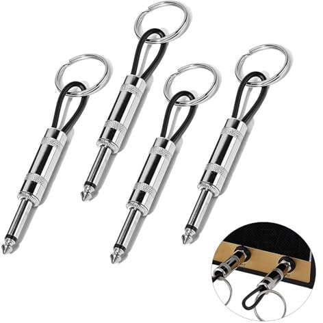 4PCS Porte-clés Mural,M-arshall Porte-clés mural Jack Rack 2.0 JCM800 guitare Keychain,Porte-Clés de D'ampli Guitare pour Diverses Clés, Pendentif, Support de Guitare