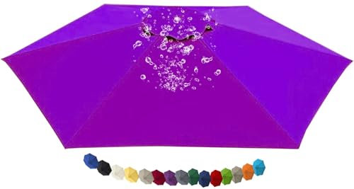 Miecoae Sonnenschirm Ersatzbezug 8/6 Streben, Ersatz-Bezug, Sonnenschirmbezug für Gartenschirm Terrassenschirm Sonnenschirm Ersatzbezug(N16,6.5 FT 200cm 6 Ribs)