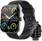 Smartwatch Uomo Donna, 1.96 Orologio Smartwatch con Effettua/Risposta Chiamate, 100+ Sportive Fitness Tracker con Cardiofrequenzimetro Sonno Contapassi, Impermeabil IP68 Smart Watch per Android iOS