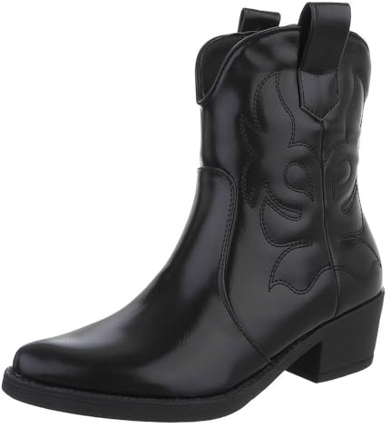 Ital Design Damenschuhe Stiefeletten Western- & Bikerboots