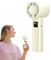 Ventilatore elettrico portatile ad alta velocità, gadget silenzioso con display della velocità, dispositivo di raffreddamento ricaricabile per spiaggia, viaggi, palestra, passeggiate al