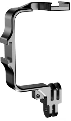 Compatible For GoPro Hero 7-11 - Metal Frame Mount Holder With Cold Shoe Adapter For Tripod Flash Light Microphone