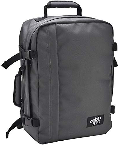 CABINZERO 'CLASSIC 36L' ULTRA LIGHT CABIN BAG WITH LUGGAGE TRACKERS. ORIGINAL GREY