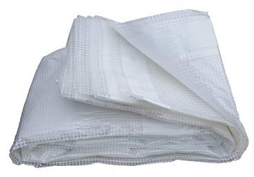 Verstärkte Gerüstplane 170 g/m² Transparent 4,10 mx 20 m