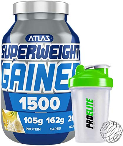 Atlas Nutrisport Super Weight Gainer Mass Gain 1.5kg / 1500g + Shaker