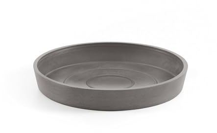 Ecopots Untersetzer Taupe Kunststoff Ø20cm - Robuste Pflanzenbewässerung