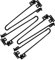 Qrity 51CM Pieds de Table Pliables pour Bricolage Table de Camping Pliante Portable, Table d'ordinateur Portable Portable pour l'extérieur