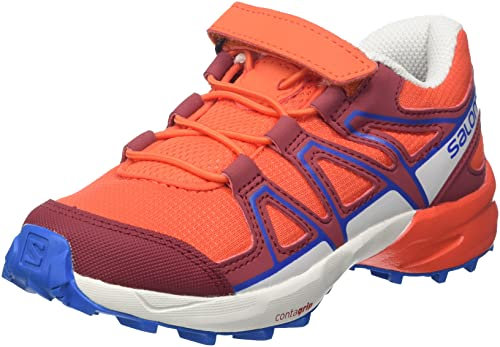 Salomon SPEEDCROSS BUNGEE K Kinder-Schuhe Mit Bungee-Schnürsystem Und SensiFit Für Outdoor-Aktivitäten, Cherry Tomato, 27 EU