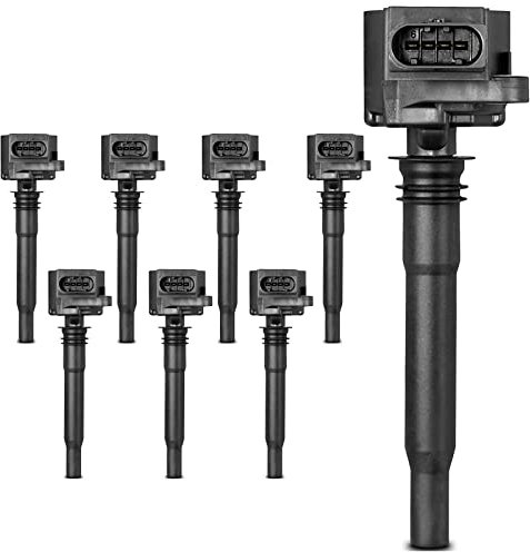 Frankberg 8x Zündspule Zündmodul Kompatibel mit W204 C204 S204 C63 AMG 6.2L 2008-2014 W211 W212 S211 S212 A209 C209 C219 W164 V251 W221 C216 R230 C197 A197 Replace# 1561500380