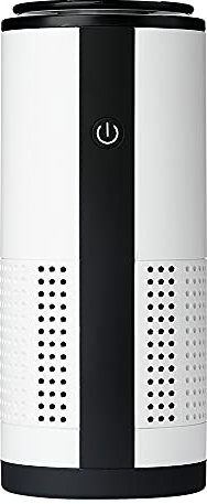Air Purifier Mini Portable Air Ioniser with HEPA filter & Scented Aroma - 2 Speed - Cleaner Air, Anti Allergen, Reduces Odours, Pollen - USB Charge, Ideal for Car, Home, Work, Travel (White)