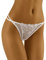Wolbar Damen Sexy Tanga-Strings Spitze Miederslip Slips Mit Tiefer Hüftlinie WB119, Weiß,M