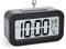 LCD Digitaler Wecker, 4,3 Wecker Digital, Wecker Ohne Ticken, Wecker mit Licht, Schlummern, Temperatur, Datum, Kalender, Großem Display, Wecker Uhr für Kinder Erwachsene Heavy Sleepers（Schwarz）
