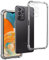 REY Coque Anti-Shock pour Samsung Galaxy A23 5G - Samsung Galaxy A23 4G, TPU Transparent en Silicone Antichoc