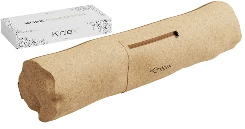 Kintex Kork Yogatasche mit Tragegurt 70 cm | Tragetasche für Yogamatten und Yogazubehör, Mit Reißverschluss, Pilates und Gymnastik, Leicht und robust