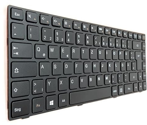 DEUTSCHE - Schwarz Tastatur Keyboard kompatibel für Lenovo IdeaPad 100-14IBY 80MH007NGE