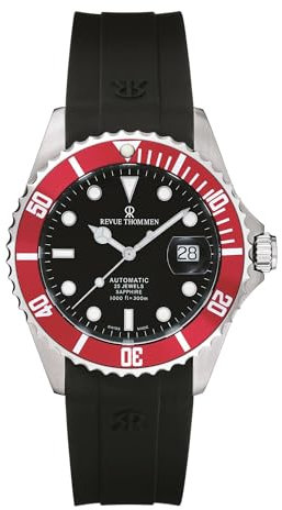 Revue Thommen Herren Armbanduhr Automatic 42 mm Armband Silikon 17571.2836
