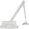 T&K Ferme-porte hydraulique automatique réglable，Couleur Blanc pour 40-60KG，90° maintien ouvert，Ferme-porte amortisseur à deux niveaux de commande