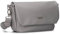 Zwei Damen Handtasche Mademoiselle.M M40 kleine Umhängetasche 1 Liter breite Crossbody-Bag mit Magnetklappe & Reißverschluss klassisch-elegant (foggy)