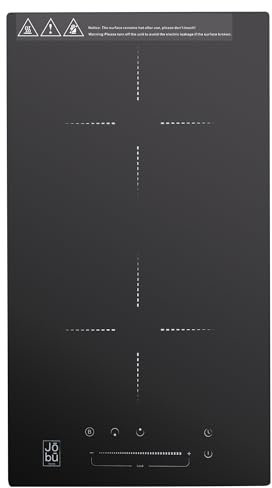 JOBU HOME - 2 Ring 30cm Electric Induction HOB. Powerful 2800w Output. UK plug