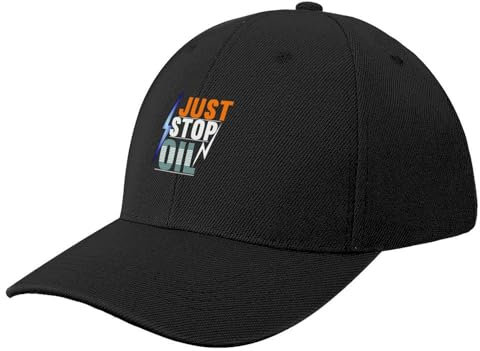 EIILHUED Just Stop Oil(10) Baseball Cap Anime Rugby Wanderhut Cap Hat Hut Für Mann Damen