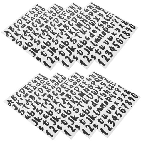 HOMOCONO Planner Sticker Large Letter Numbers Mailbox Stickers Mailbox Numbers Stickers for Laptop